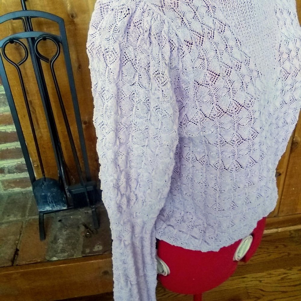 Baby pink , pull on sweater.